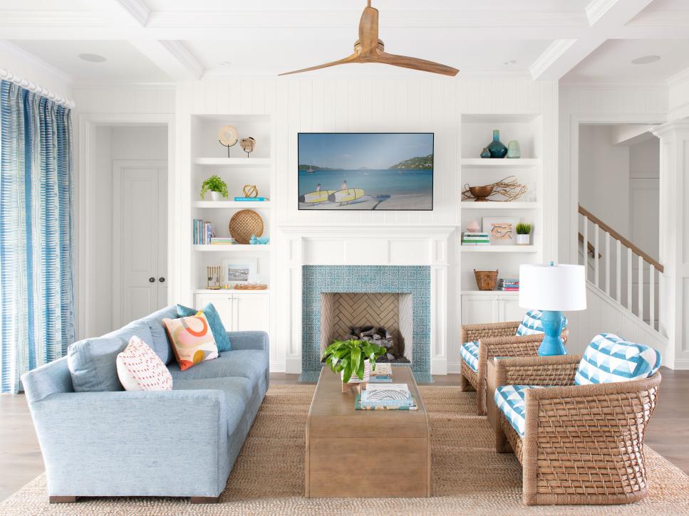 Tour a Beachy-Chic Home Decorated In Shades of Blue | HGTV