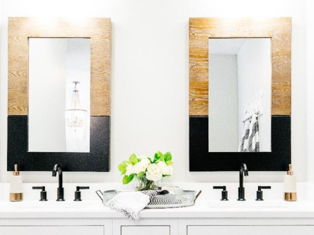 20 Stylish Bathroom Mirror Ideas, Master Bath Double Vanity Mirror