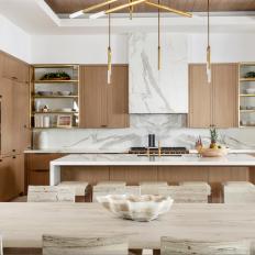 Neutral Contemporary Chef Kitchen With White Bowl
