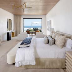 Neutral Bedroom With Ocean View