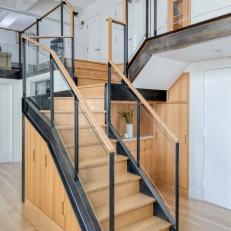 Stairs With Clear Railing