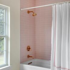 Pink and White Bathroom 