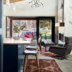 Midcentury-Inspired Living Space 