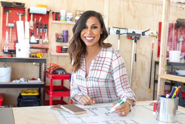 As seen on HGTV's Battle on the Beach, Taniya Nayik in the Workshop.  Taniya is a mentor to a team in competition to renovate a beach house. (Talent)