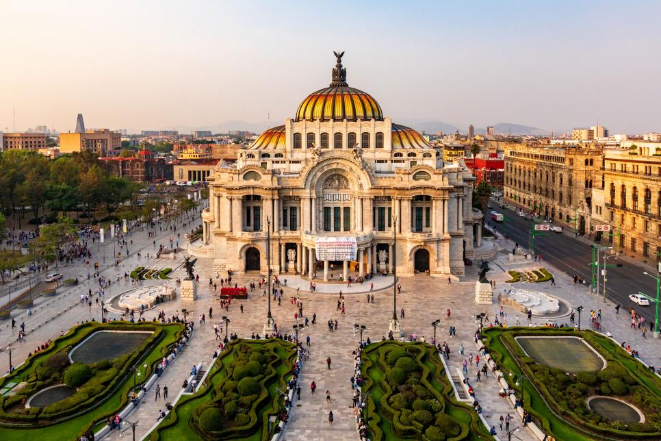 Mexico City's Palace of Fine Arts