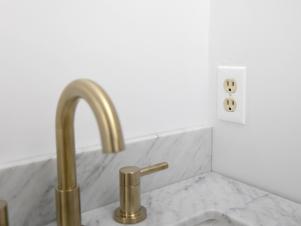 Remodel & Refresh bathroom 2021_ GFI Outlet