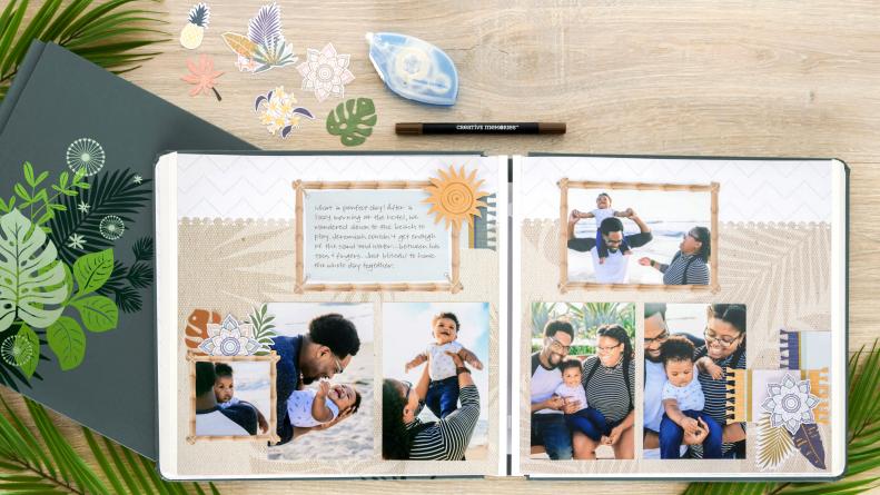 Scrap Pages Can Include Special Decorations To Enhance Pictures 