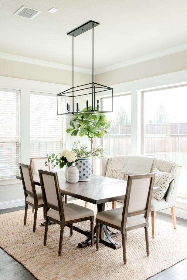 Dining Space is Timeless and Traditional | HGTV