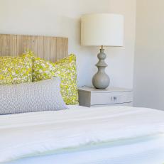 Neutral Guest Room With Bright Accents