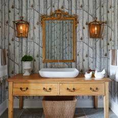 Transitional Country Bath