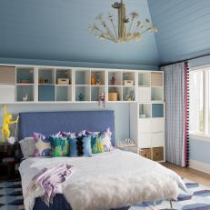 Modern Blue Teen Bedroom