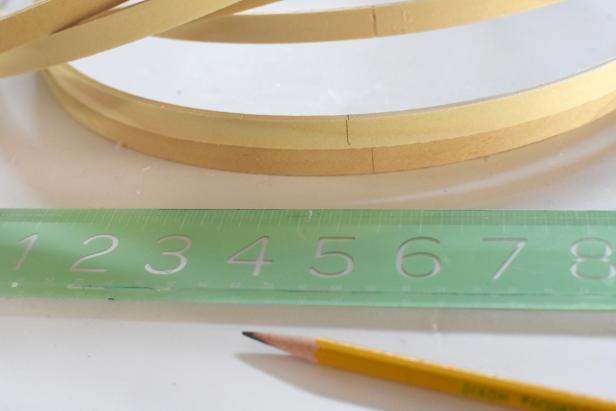 Embroidery Hoops and Pencil and Ruler