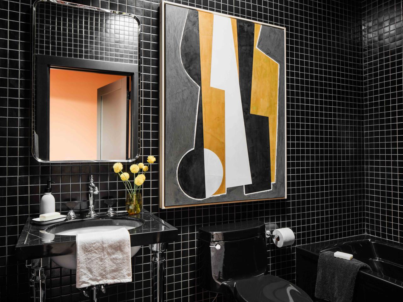 29 Black Bathrooms for an Ultra Chic Oasis