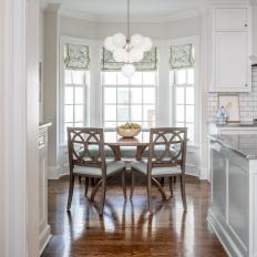 Cottage Breakfast Nook and Bay Windows