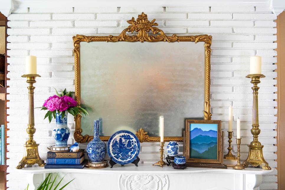 40 Ways To Decorate Your Mantel How A Fireplace Year Round Hgtv - Antique Mantel Decorating Ideas