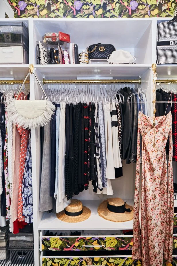 Closet With Pink Dress