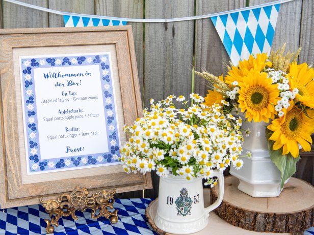 How to Set Up a Backyard Oktoberfest Party Bar | HGTV