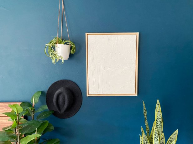 Wipe off any excess sawdust with a dry cloth. Add a hanging kit to the back and hang! Tip: Make it your own, by painting or staining the frame.