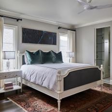 Muted Tones Keep this Teenage Girl's Bedroom Elegant, Classic and Timeless
