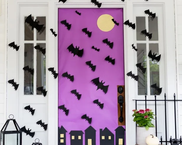 DIY Halloween Door Decorations | HGTV