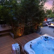 Small Decks and Hot Tub