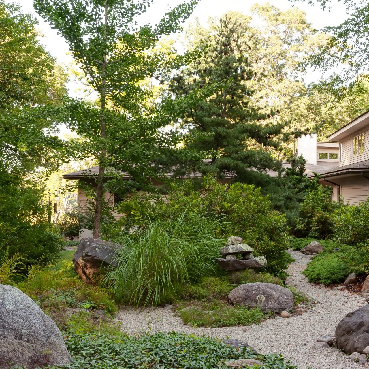 New England Zen Garden With Organic Landscape Architecture | HGTV, image size:1280x1280