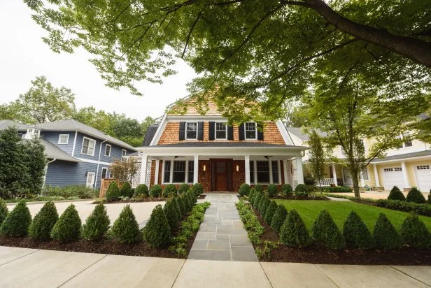 A Chic Cape Cod Adorned With Topiary HGTV