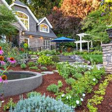 Stone Cottage Home with English Garden