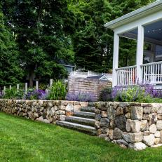 Stone Wall and Play Structure