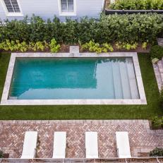 Pool With Grass Border