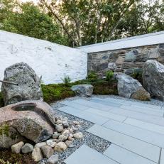 Zen Garden With Water Feature