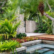 Waterside Retreat With Tropical Garden and Pool
