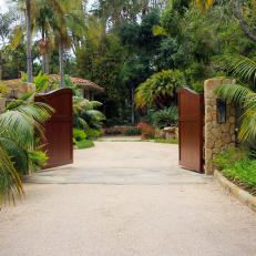 Tropical Garden and Wood Gates