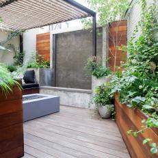 Urban Deck With Pergola