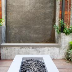 Industrial Waterwall and Fire Pit