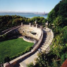 Garden With Golden Gate Bridge View