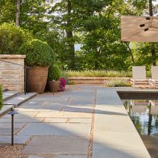 Paver and Gravel Patio