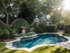 Backyard With Swimming Pool