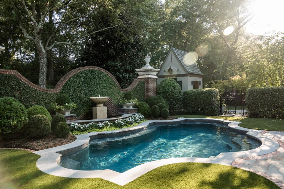 Backyard With Swimming Pool