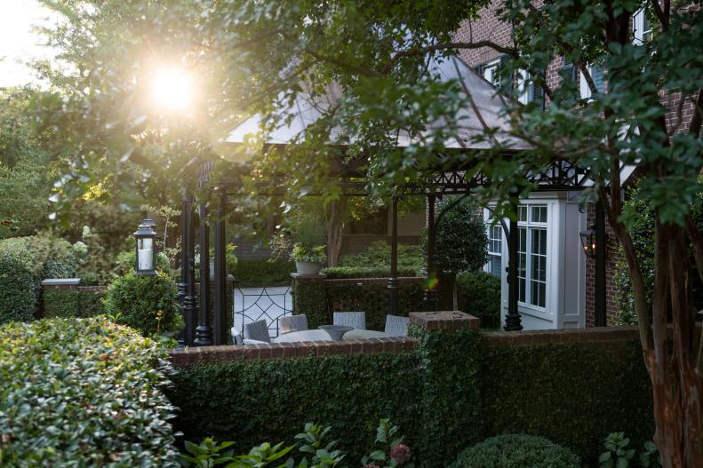 Patio With Metal Pergola