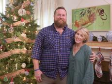 HGTV sat down with Home Town's Ben and Erin Napier to learn more about their holiday decorating tips, hosting tricks and family traditions.