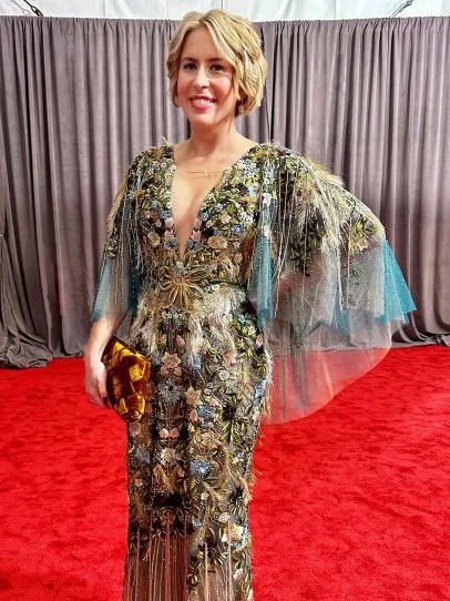 green emerald velvet dress Erin Napier's Velvet Dress Looks Like These Under-$50 Amazon Styles