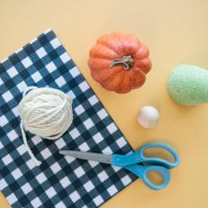Materials Needed For No-Carve Pumpkin Gnome Craft