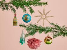Glam Holiday Ornaments