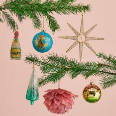 Glitzy Christmas Ornaments
