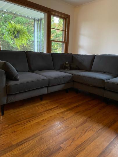 Burrow Couch Review 2023 Why I Love My Cat Proof Sofa From Hgtv