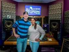 With the help of HGTV's first-ever social media creator campaign, the couple wrangled not just one, but 10 different theme songs to premiere weekly before each episode of 100 Day Dream Home season 3.