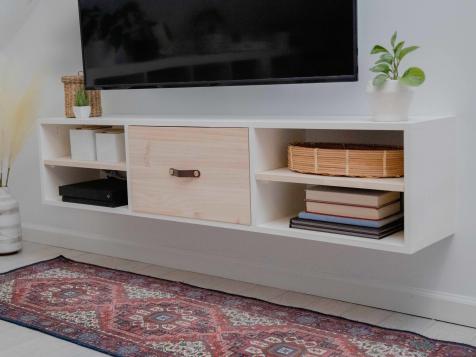 How to Build a Floating Shelf With Hidden Charging Station