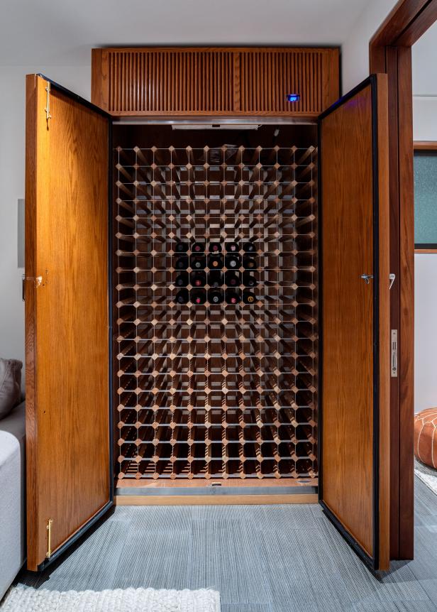 Modern Closet Wine Cellar HGTV