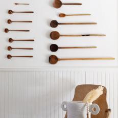 Wall With Spoon Art